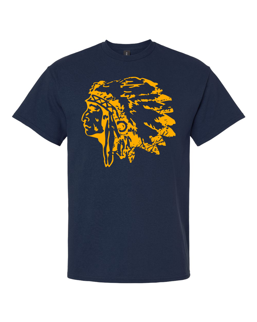 Disressed Warriorhead GLD T-Shirt | SHS Spirit Wear