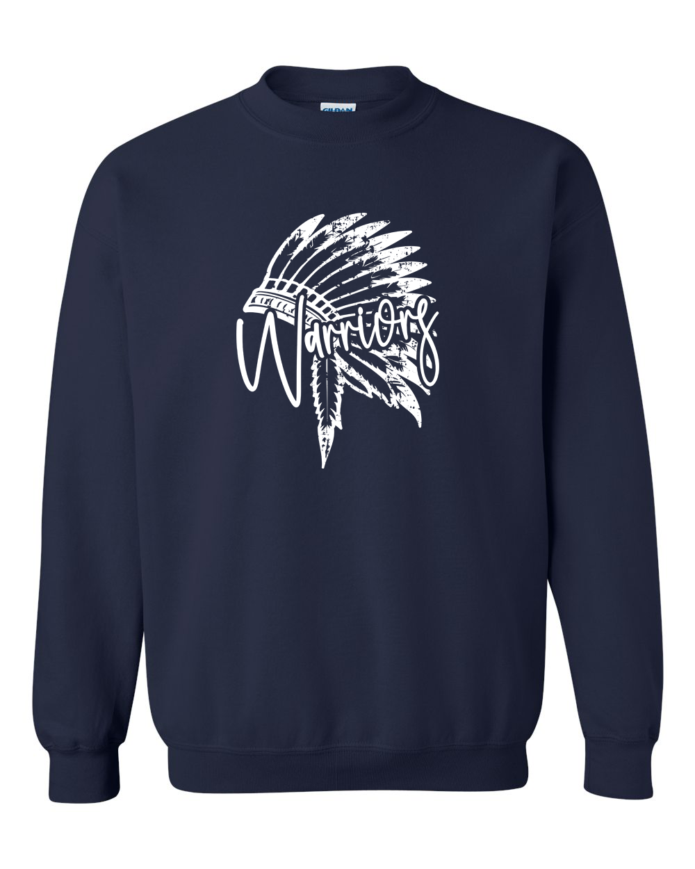 Warrior Headdress Crewneck Sweatshirt | SHS Spirit Wear