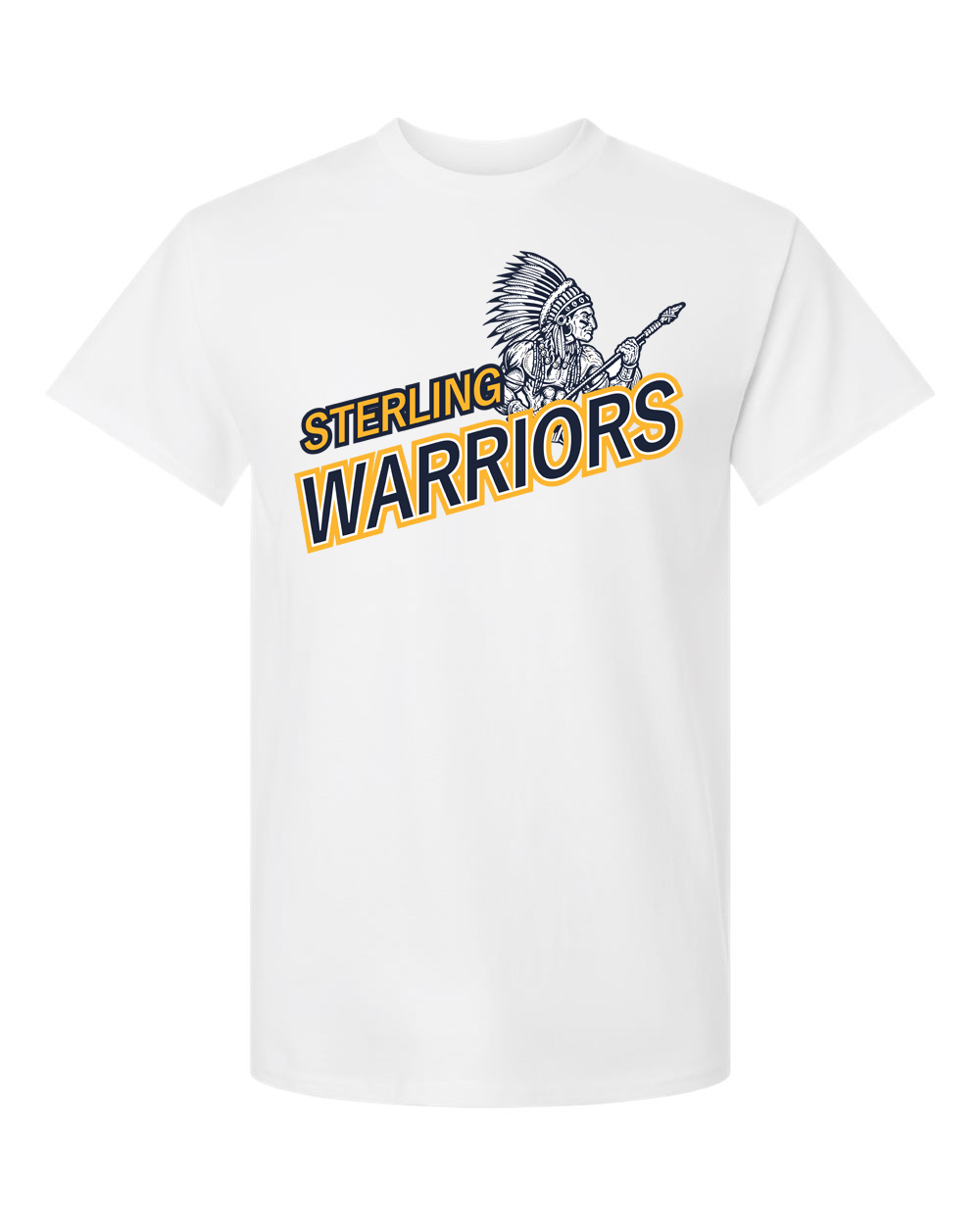 Illustrated Warrior T-Shirt | SHS Spirit Wear