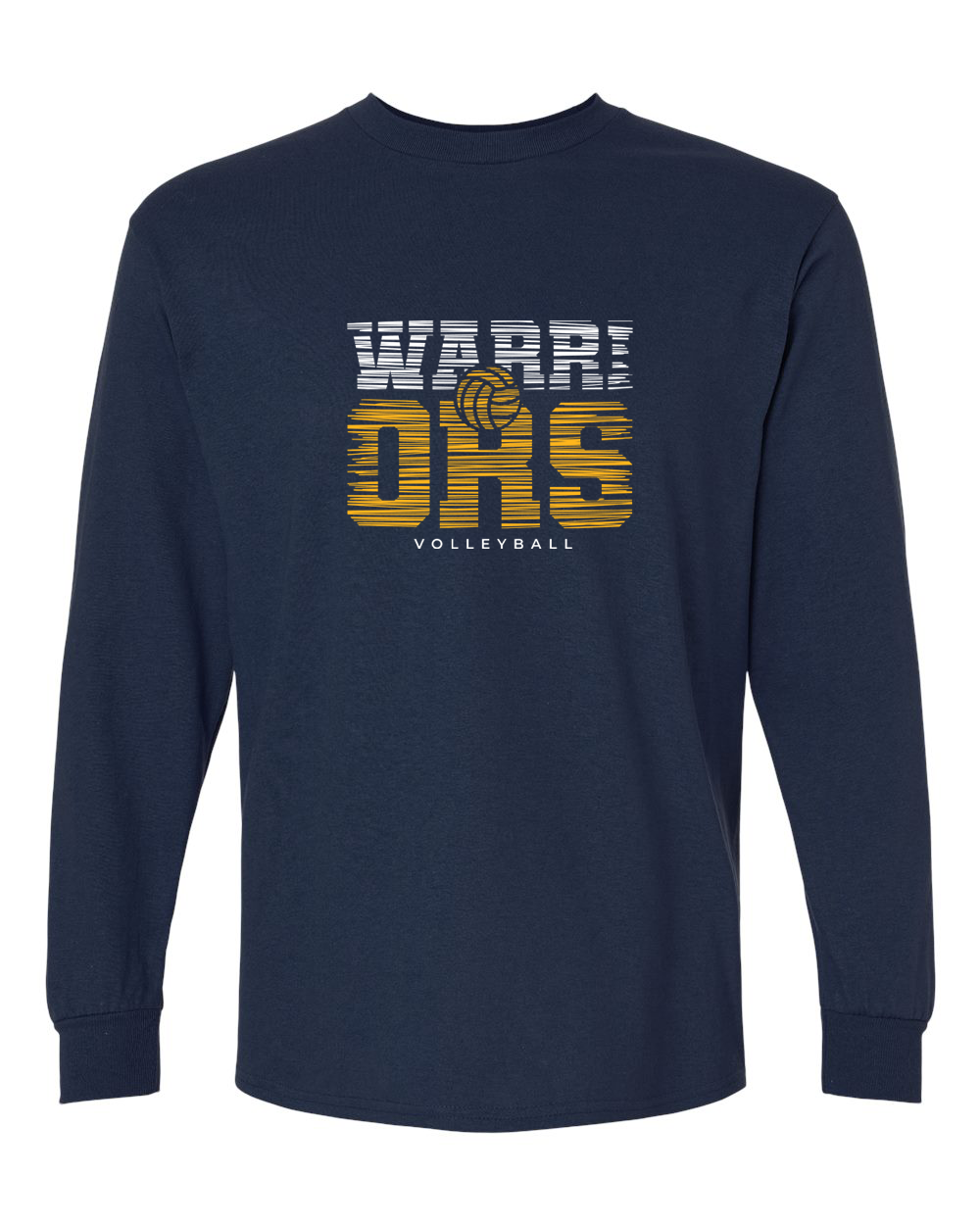 Split Warriors Volleyball Long Sleeve Shirt | SHS Spirit Wear