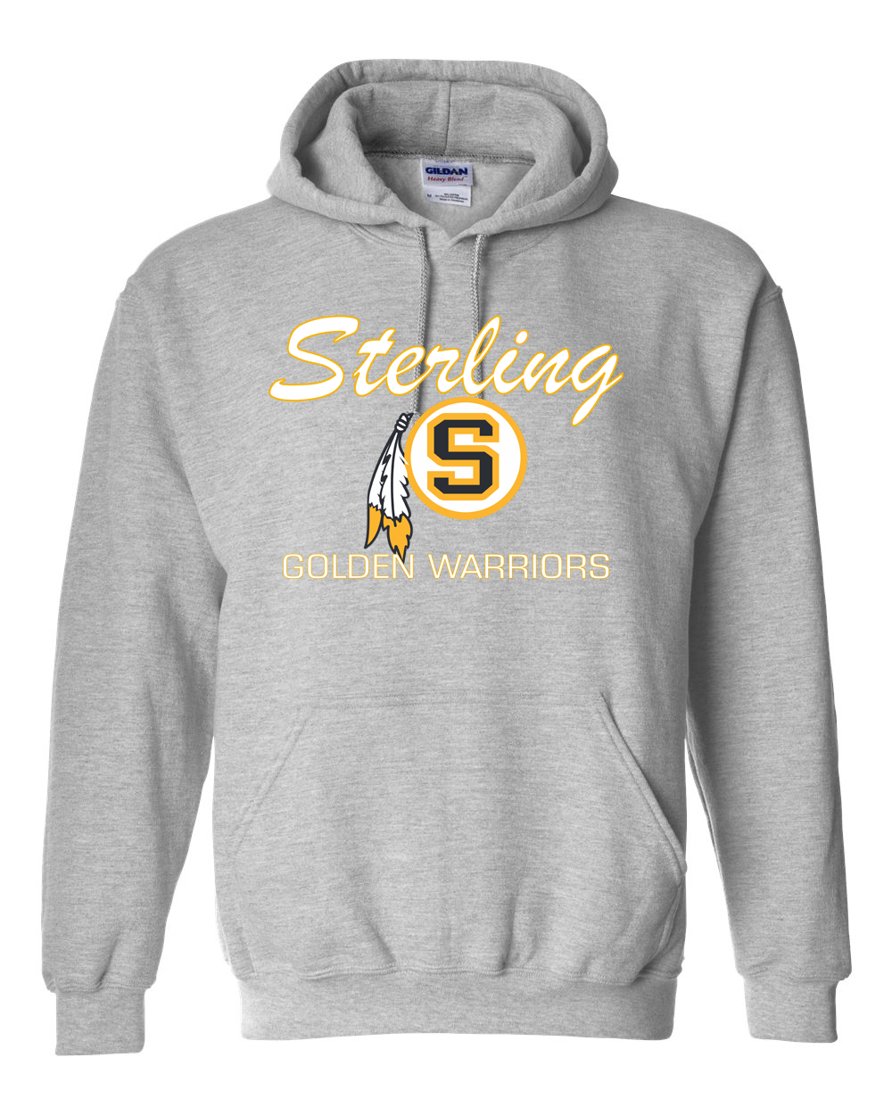 Sterling Golden Warrior SFeather Hoodie | SHS Spirit Wear