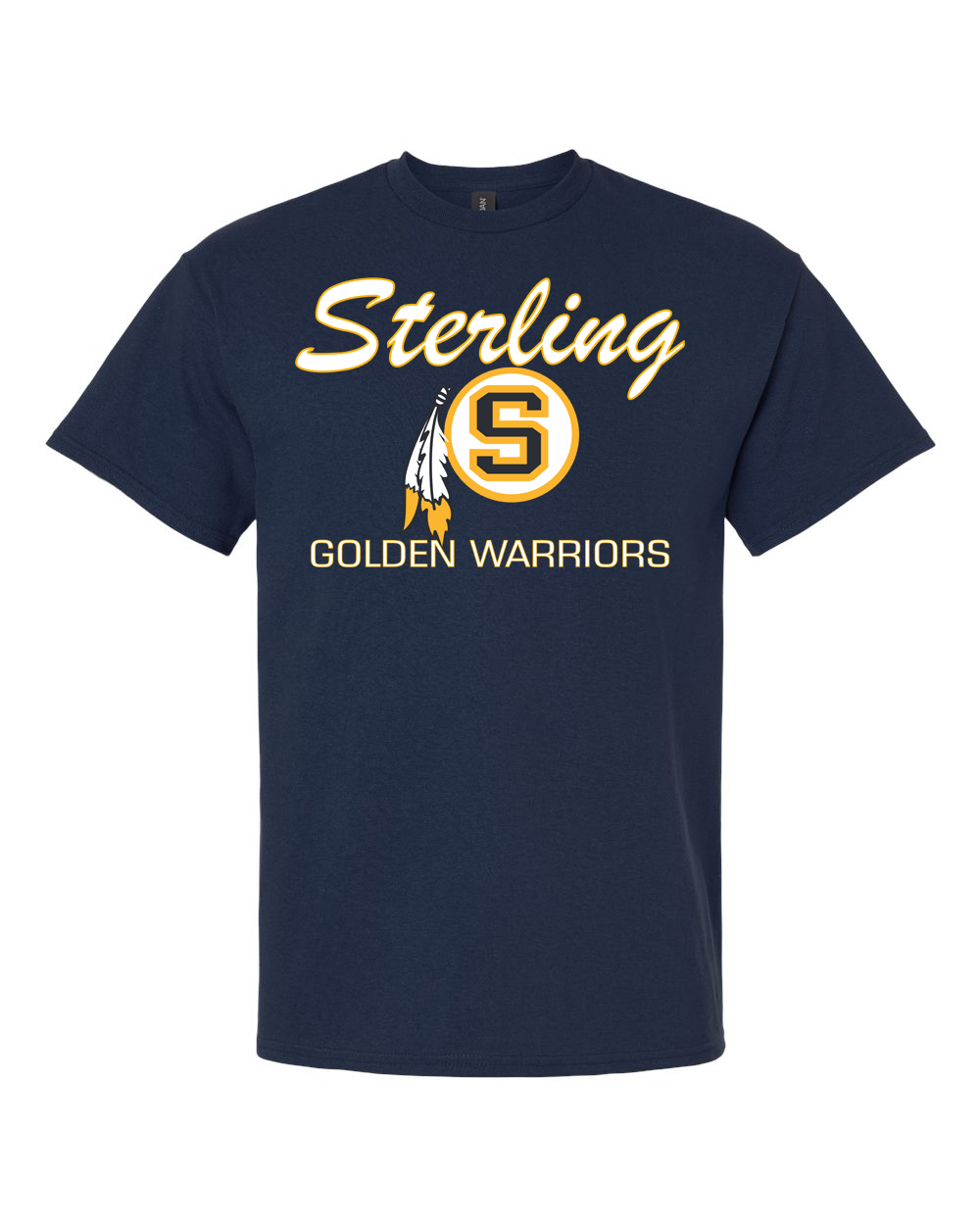 Sterling Golden Warrior SFeather T-Shirt | SHS Spirit Wear