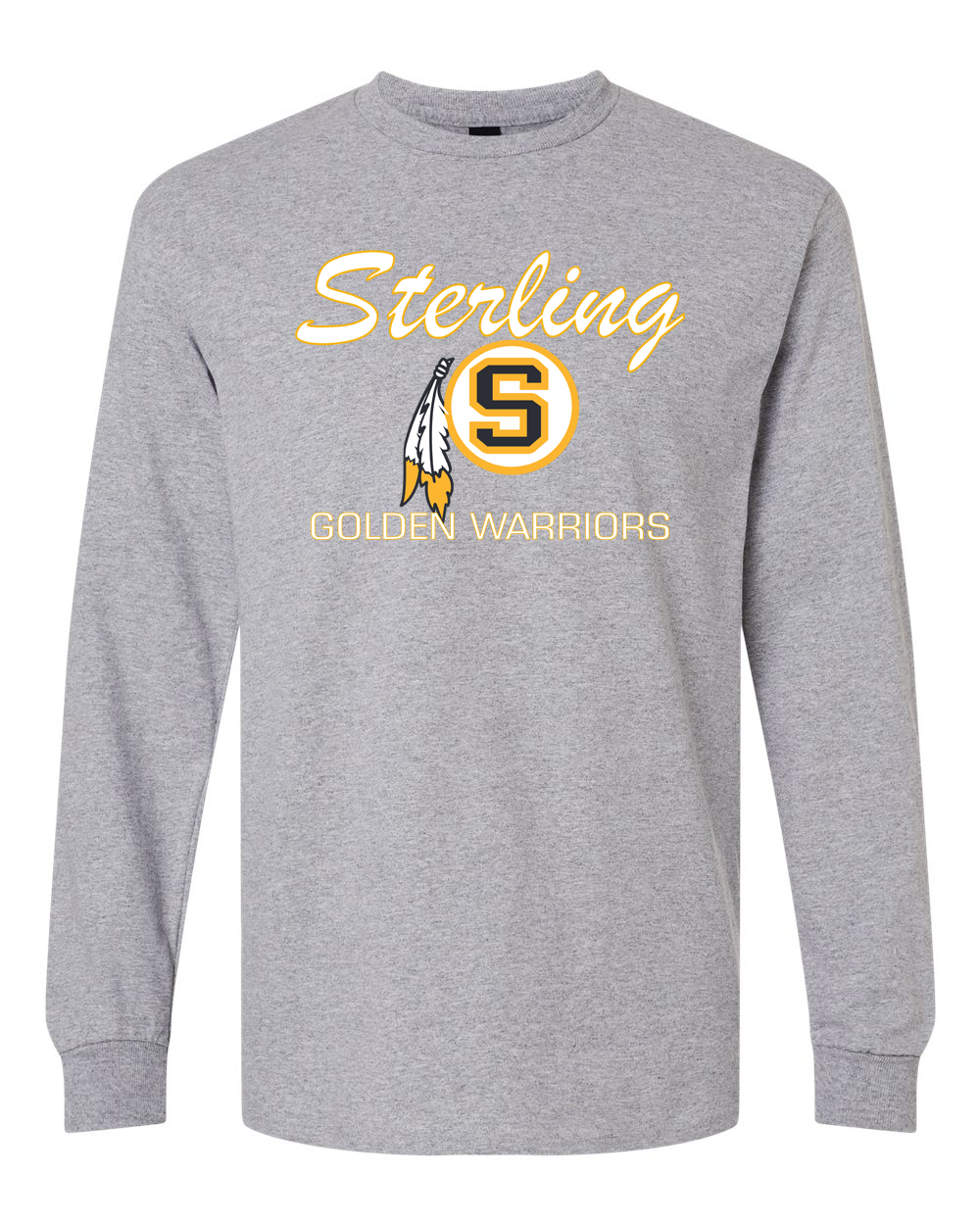 Sterling Golden Warrior SFeather Long Sleeve Shirt | SHS Spirit Wear