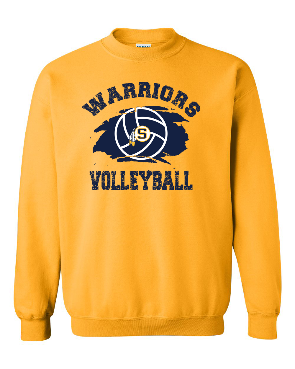 Volleyball Warriors Crewneck Sweatshirt | SHS Spirit Wear