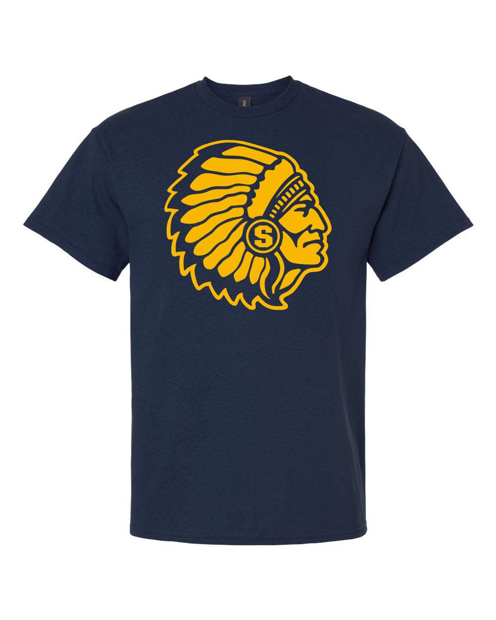 Gold Warrior Head T-Shirt | SHS Spirit Wear
