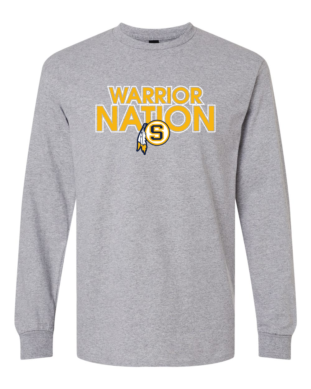 Warrior Nation SFeather Long Sleeve Shirt | SHS Spirit Wear