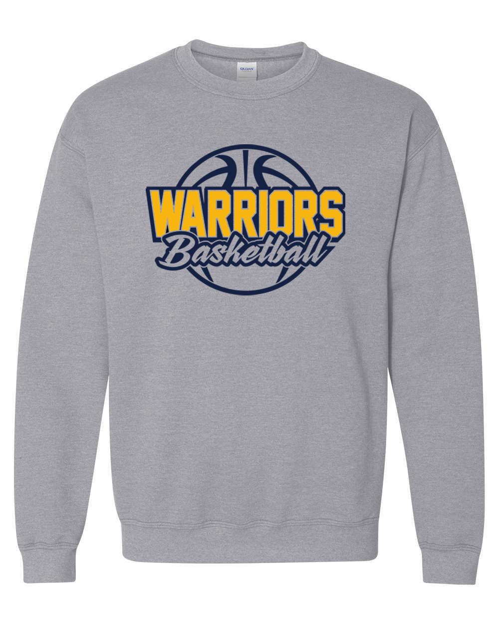 Warriors Basketball Sterling Crewneck Sweatshirt | SHS Spirit Wear