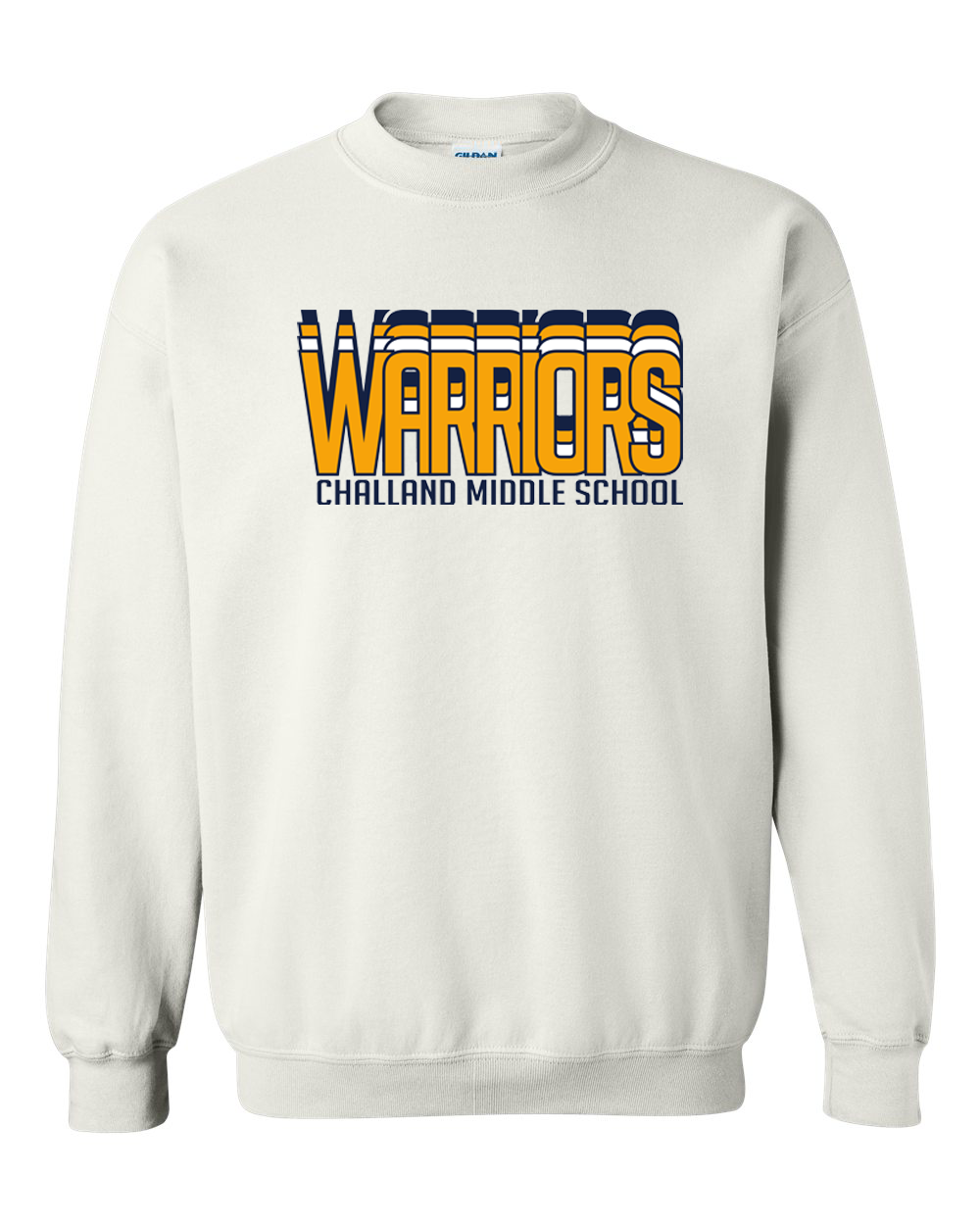 Warriors Challand Middle School Crewneck Sweatshirt | SHS Spirit Wear