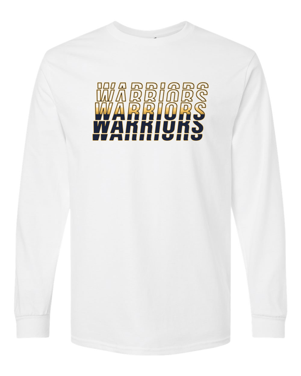 Warriors Repeat Sterling Long Sleeve Shirt | SHS Spirit Wear