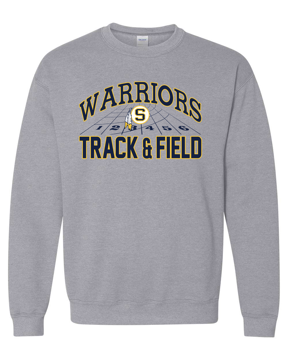 Sterling Warriors Track & Field Crewneck Sweatshirt | SHS Spirit Wear