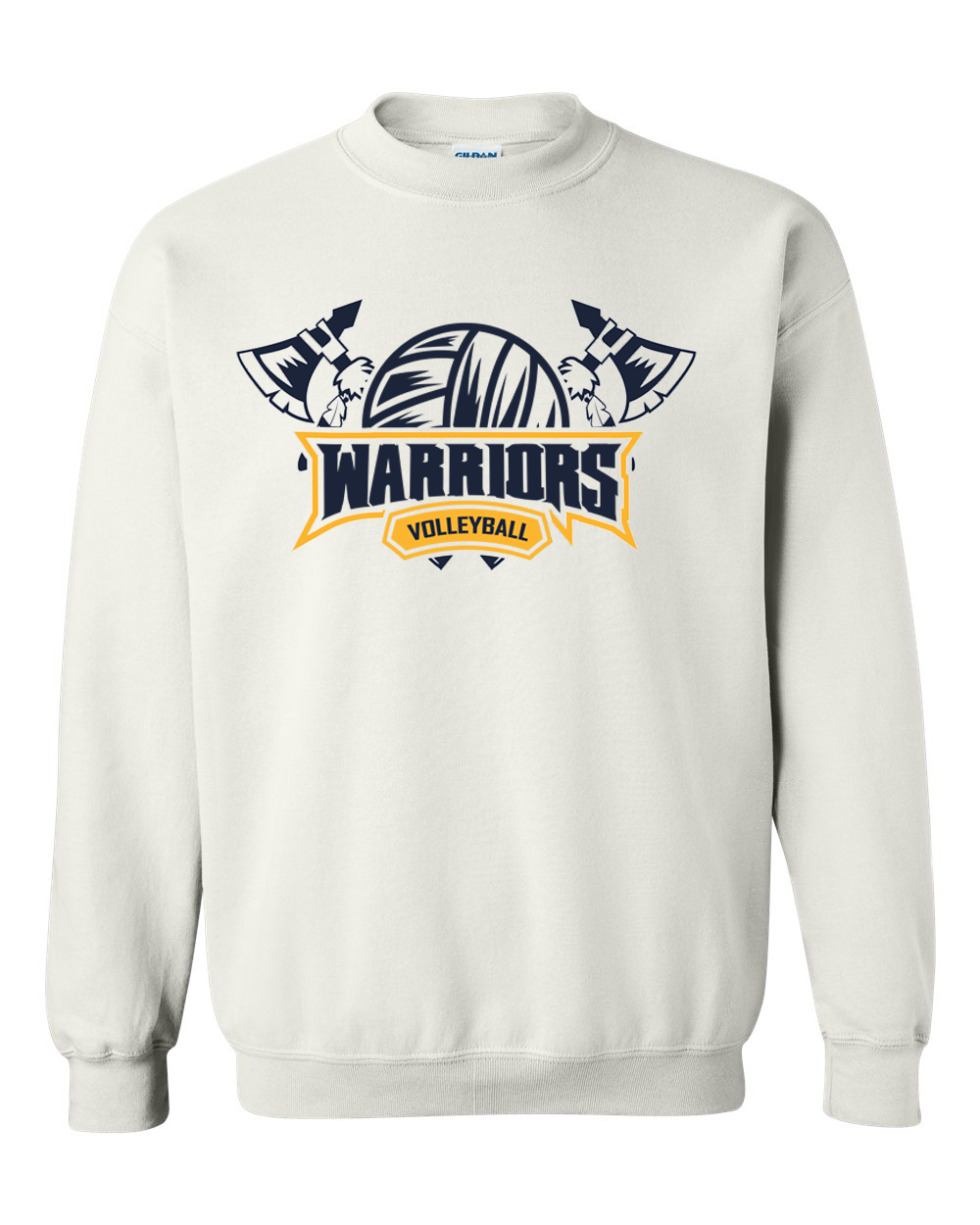 Warriors Volleyball Crewneck Sweatshirt | SHS Spirit Wear