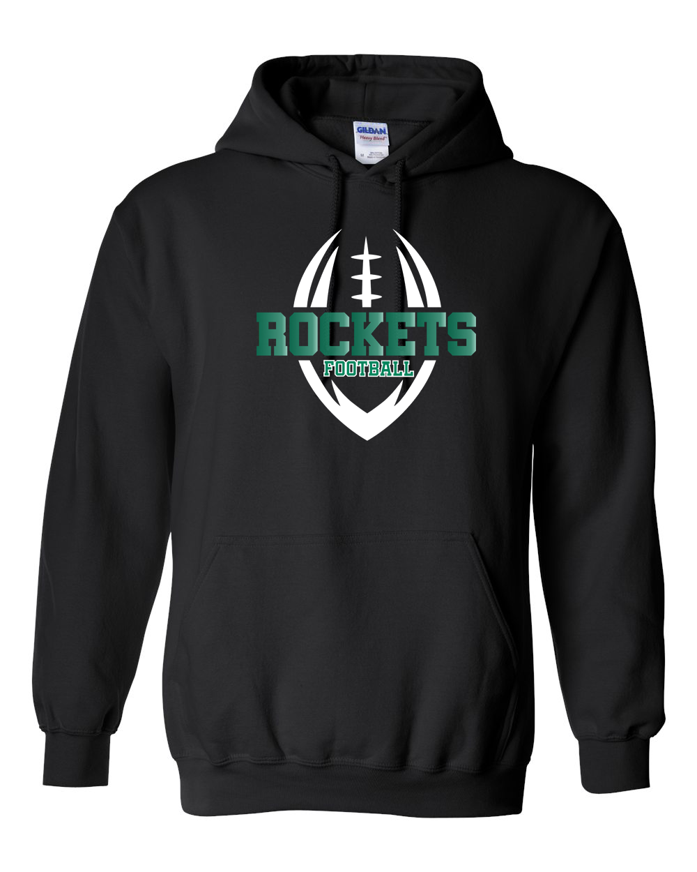 Rock Falls Rockets Football Icon Hoodie | RFHS Spirit Wear