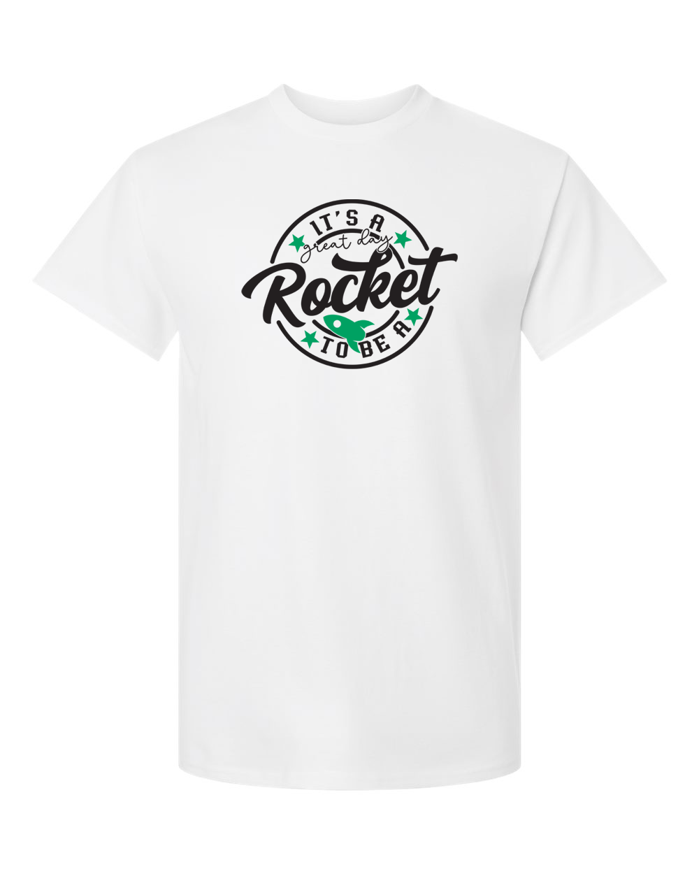It's a Great Day to Be a Rocket Rock Falls T-Shirt | RFHS Spirit Wear