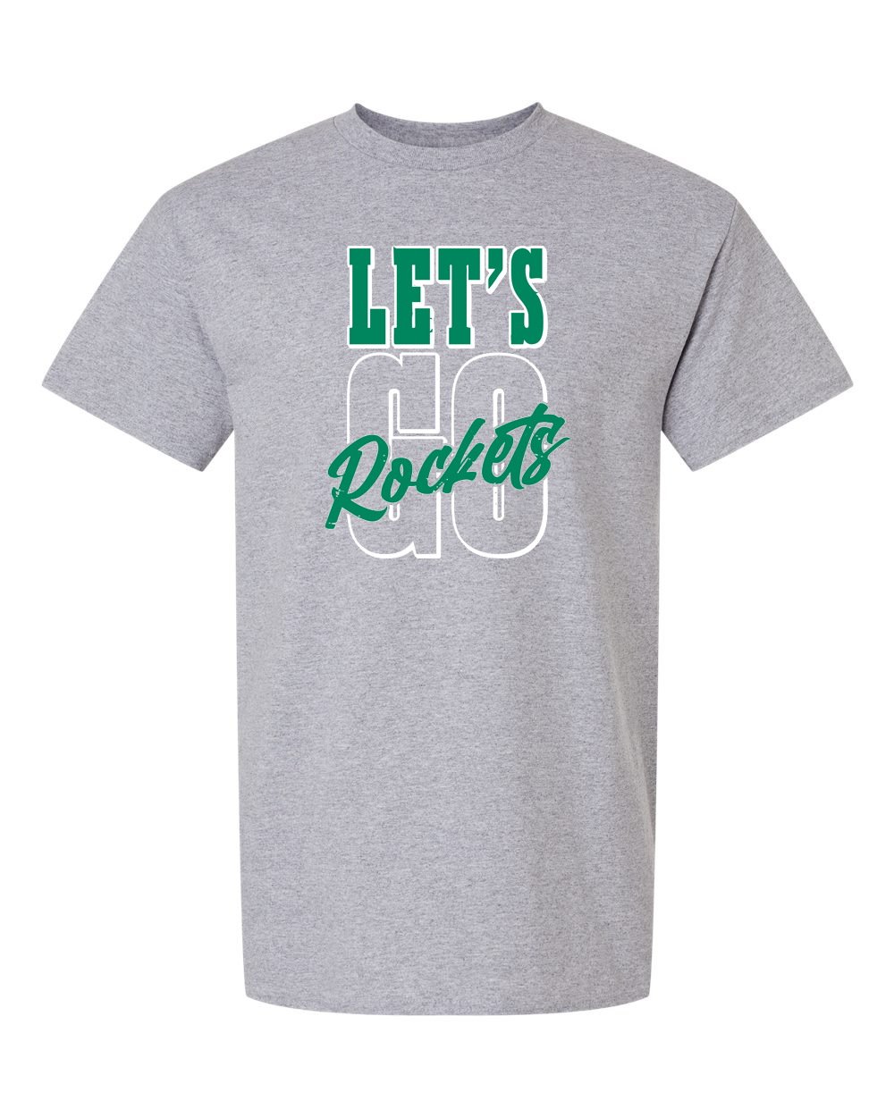 Let's Go Rockets Rock Falls T-Shirt | RFHS Spirit Wear