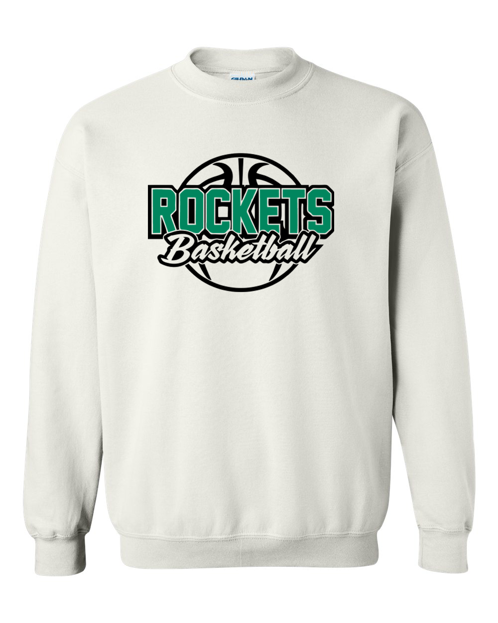 Rock Falls Rockets Basketball Crewneck Sweatshirt | RFHS Spirit Wear