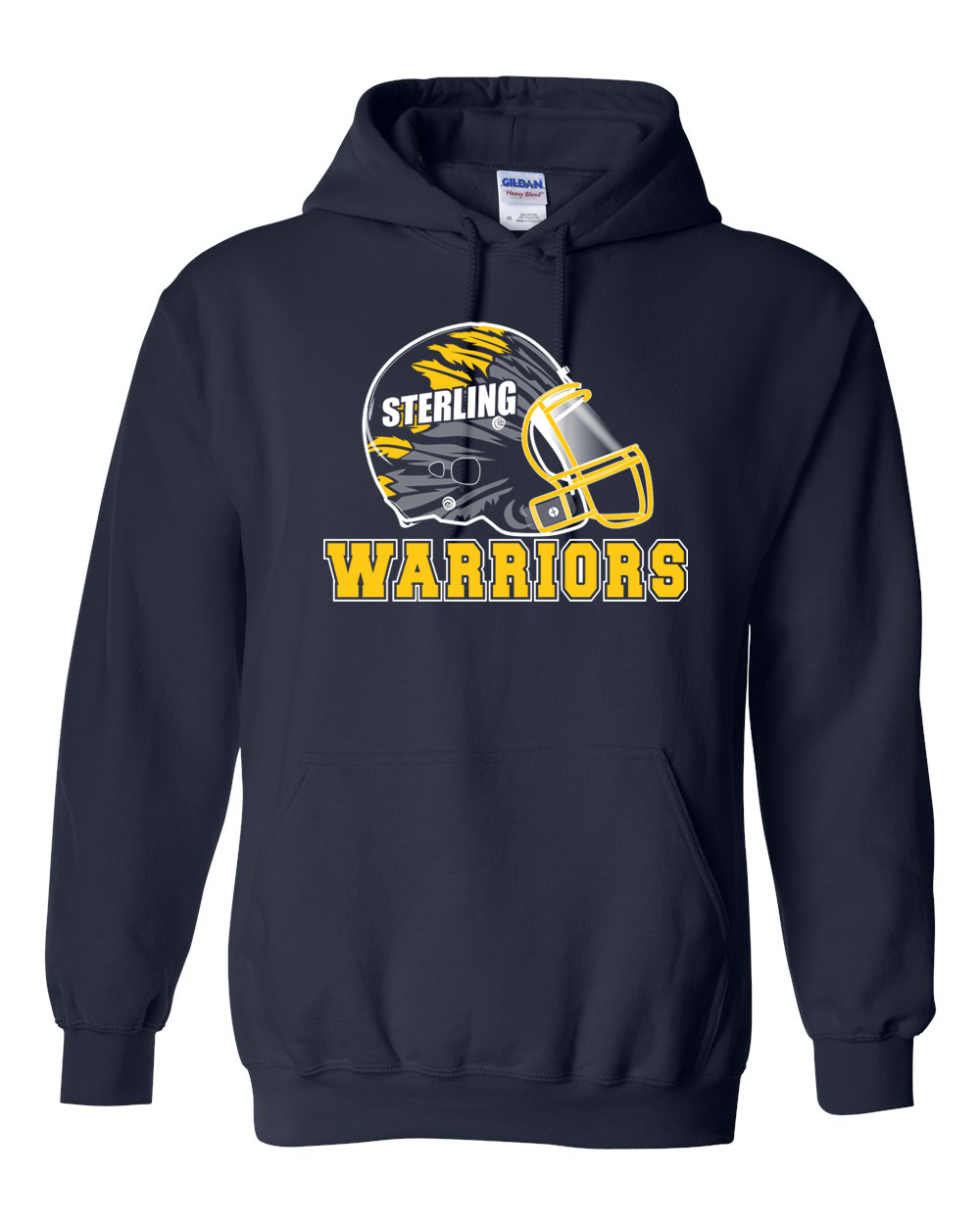 Sterling Warriors Football Helmet Hoodie | SHS Spirit Wear