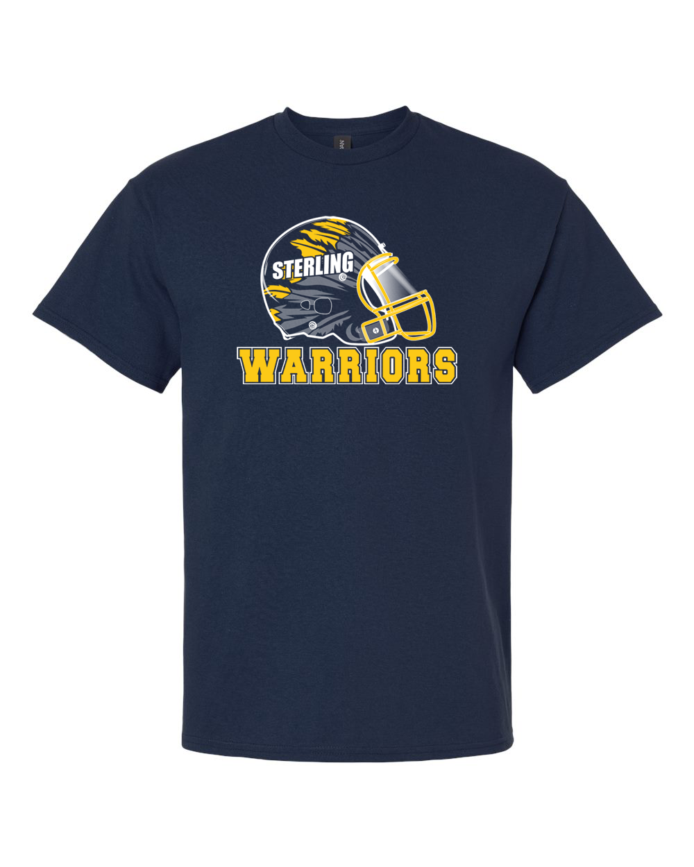Sterling Warriors Football Helmet T-Shirt | SHS Spirit Wear