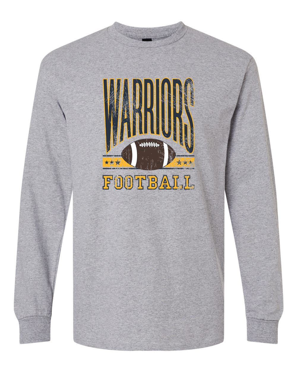 Sterling Warriors Vintage Football Long Sleeve Shirt | SHS Spirit Wear