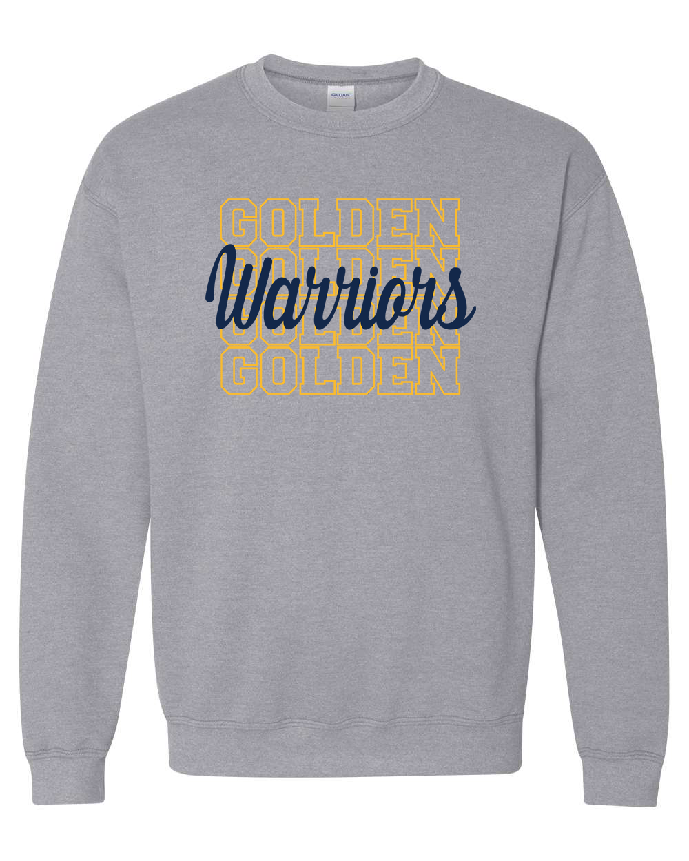 Golden Golden Warriors Crewneck Sweatshirt | SHS Spirit Wear