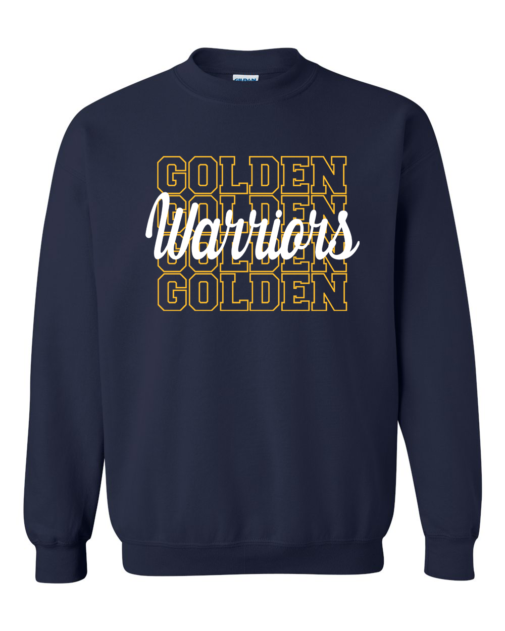 Sterling Golden Warriors Repeat Crewneck Sweatshirt | SHS Spirit Wear