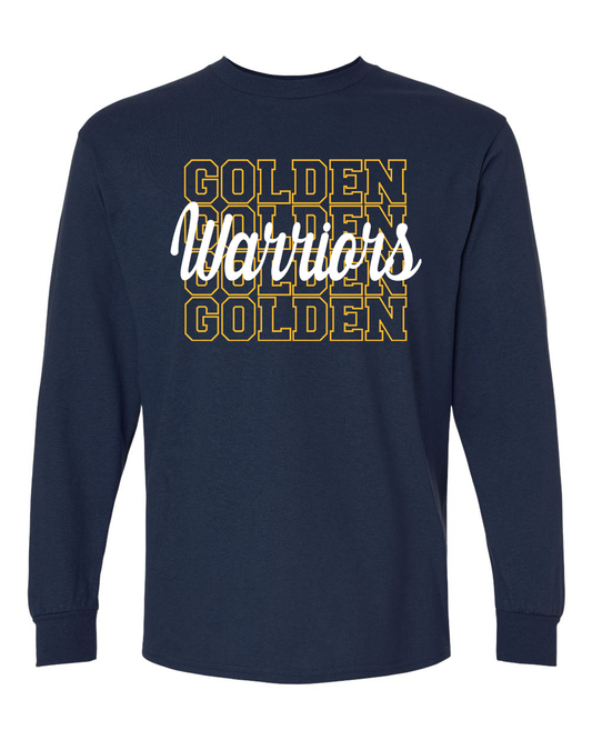 Sterling Golden Warriors Repeat Long Sleeve Shirt | SHS Spirit Wear