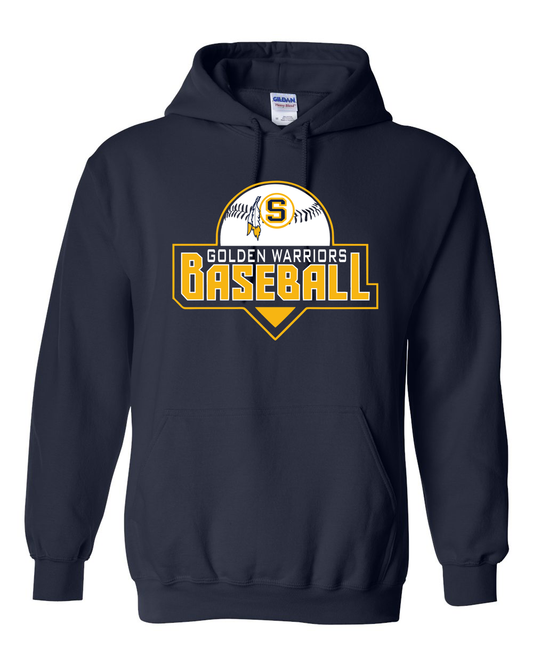 Golden Warriors Baseball Hoodie | SHS Spirit Wear