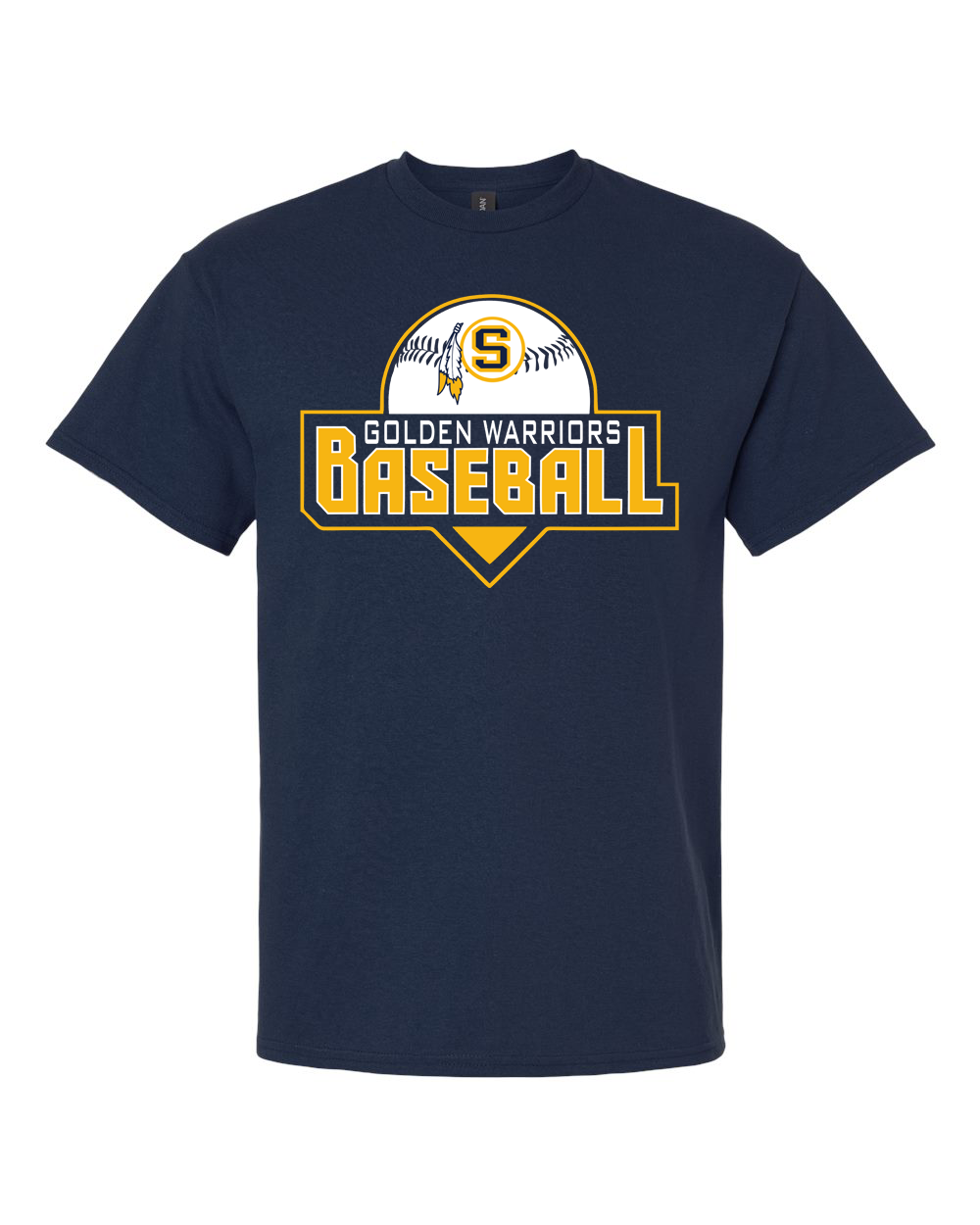 Golden Warriors Baseball T-Shirt | SHS Spirit Wear