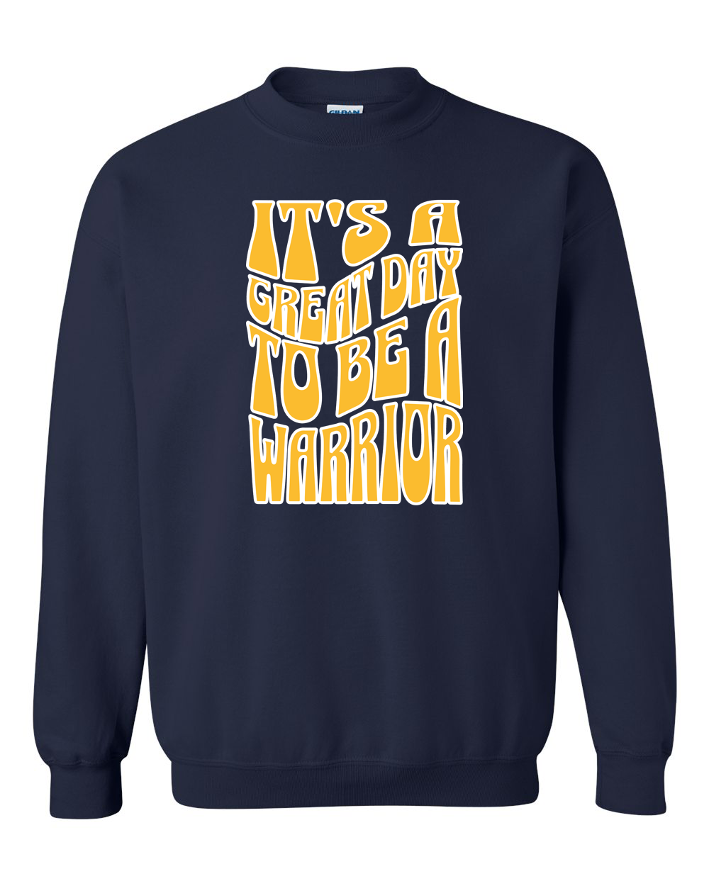 Groovy Great Day Warrior Crewneck Sweatshirt | SHS Spirit Wear