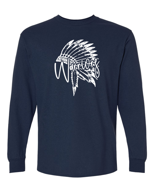 Warrior Headdress Long Sleeve Shirt | SHS Spirit Wear