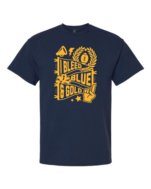 Bleed Blue and Gold T-Shirt | SHS Spirit Wear