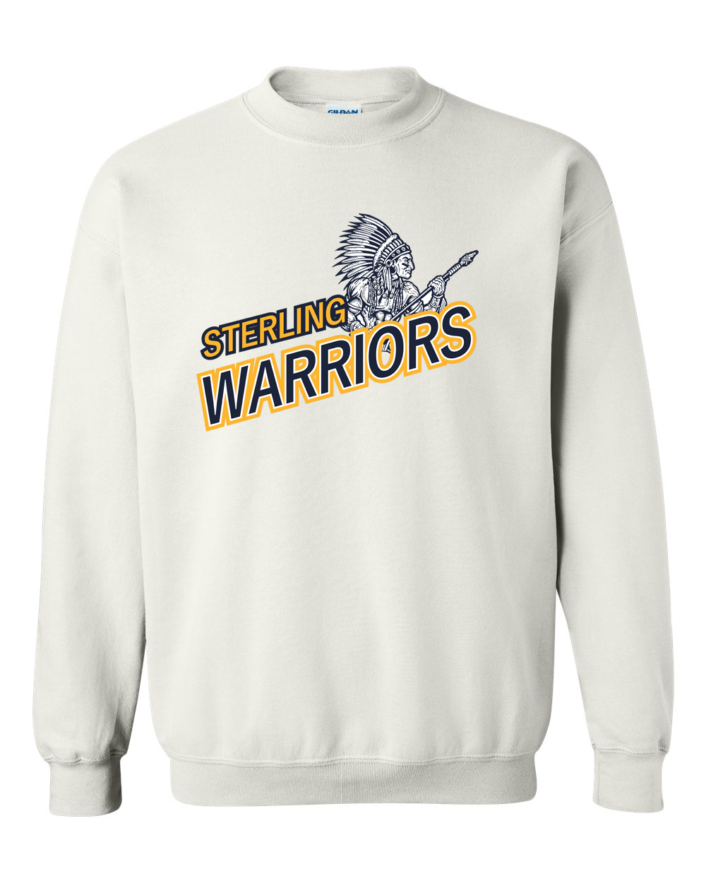 Illustrated Warrior Crewneck Sweatshirt | SHS Spirit Wear