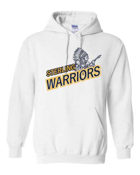 Illustrated Warrior Warriors Hoodie | SHS Spirit Wear