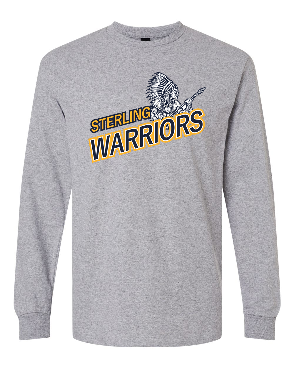 Illustrated Warrior Long Sleeve Shirt | SHS Spirit Wear