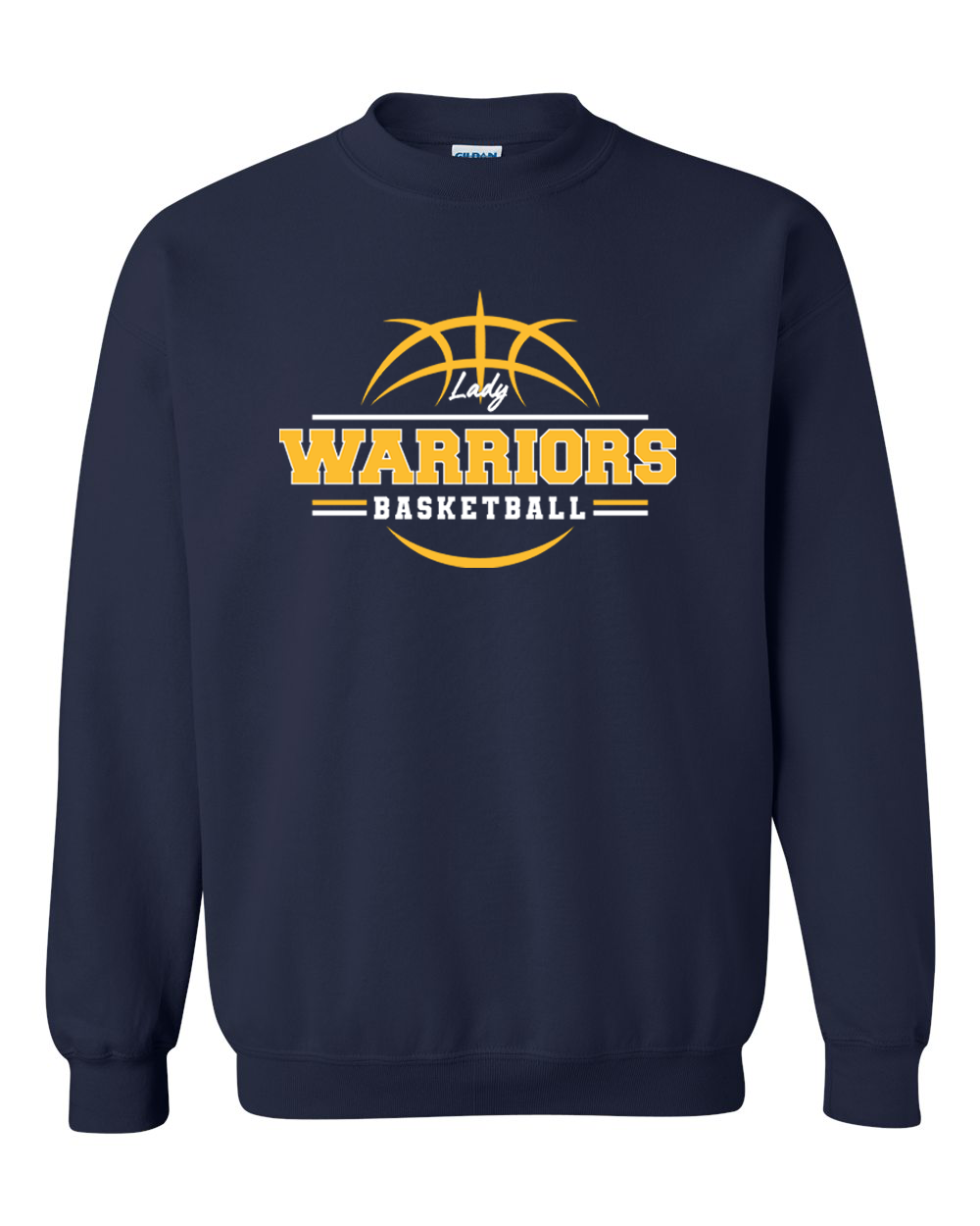 Lady Warriors Basketball Crewneck Sweatshirt | SHS Spirit Wear