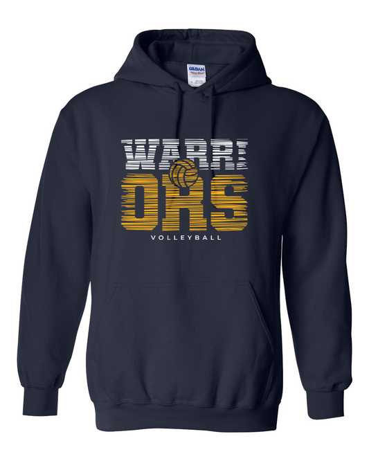 Split Warriors Volleyball Hoodie | SHS Spirit Wear