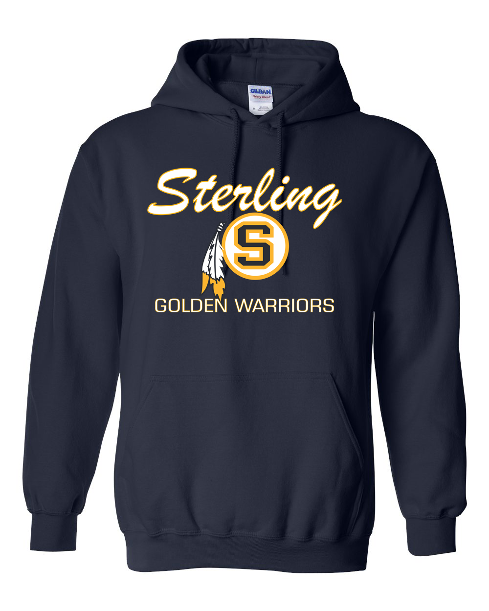 Sterling Golden Warrior SFeather Hoodie | SHS Spirit Wear
