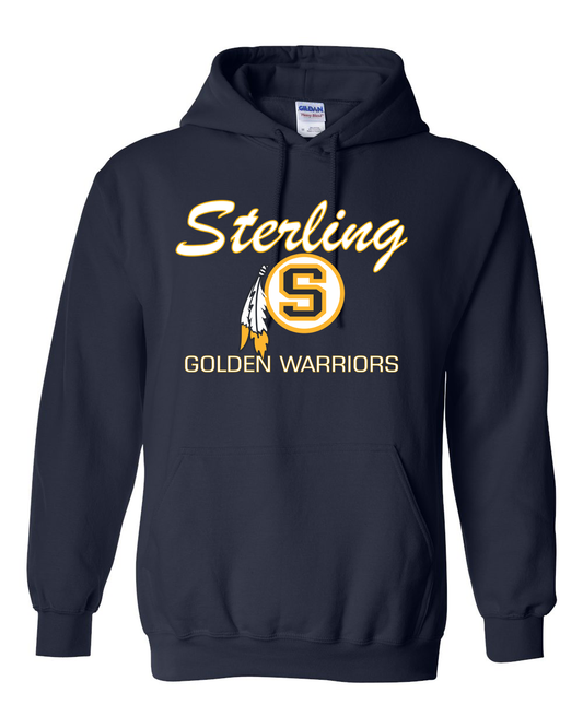 Sterling Golden Warrior SFeather Hoodie | SHS Spirit Wear