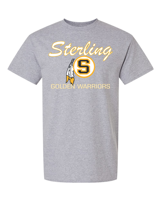 Sterling Golden Warrior SFeather T-Shirt | SHS Spirit Wear