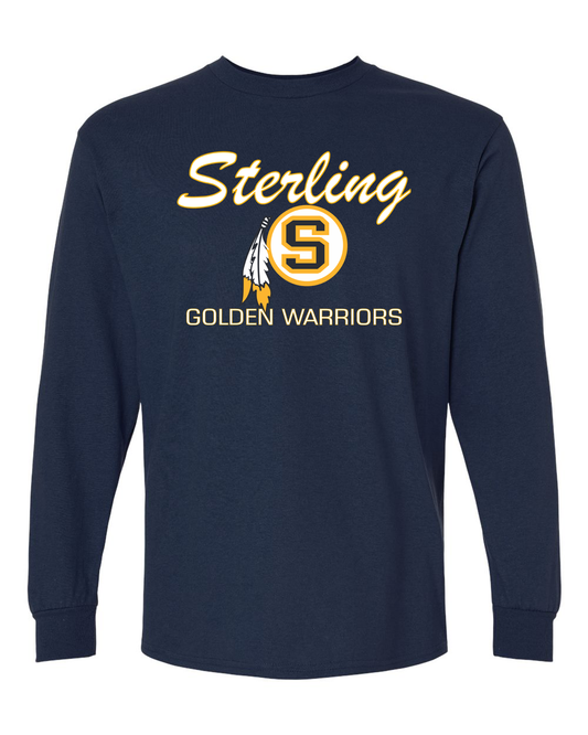 Sterling Golden Warrior SFeather Long Sleeve Shirt | SHS Spirit Wear
