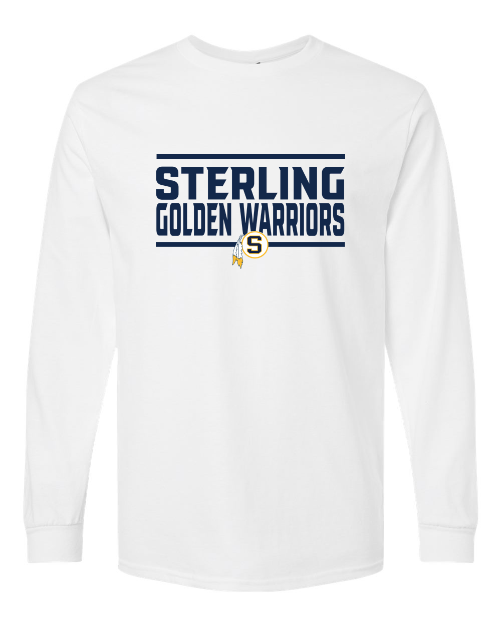 Sterling Golden Warriors SLogo Long Sleeve Shirt | SHS Spirit Wear