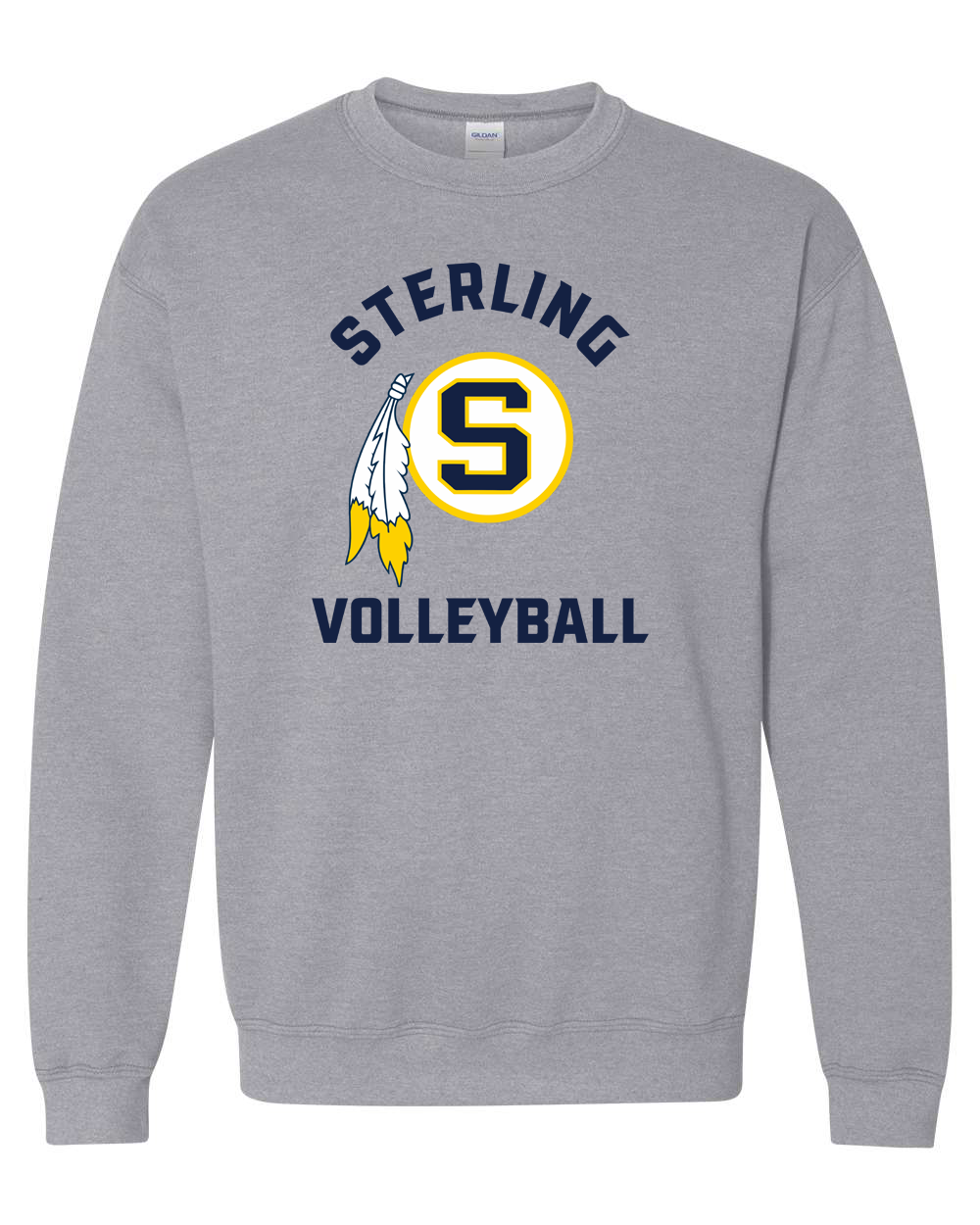 Sterling SFeather Volleyball Crewneck Sweatshirt | SHS Spirit Wear