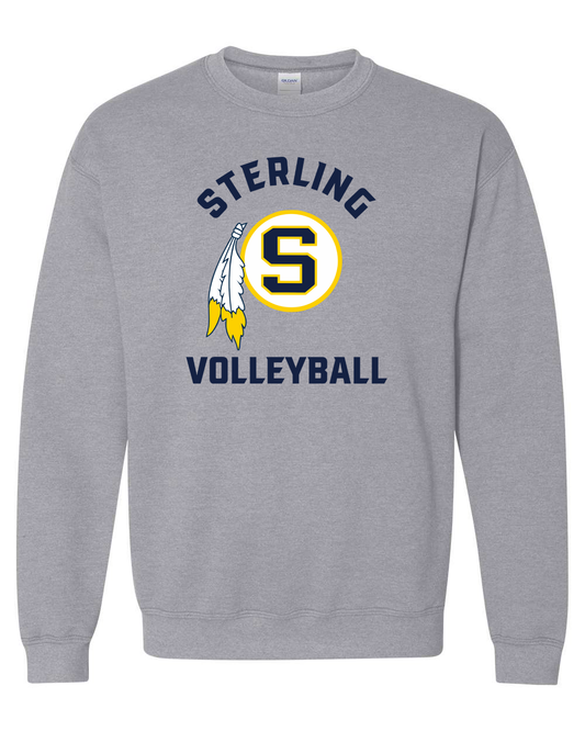 Sterling SFeather Volleyball Crewneck Sweatshirt | SHS Spirit Wear