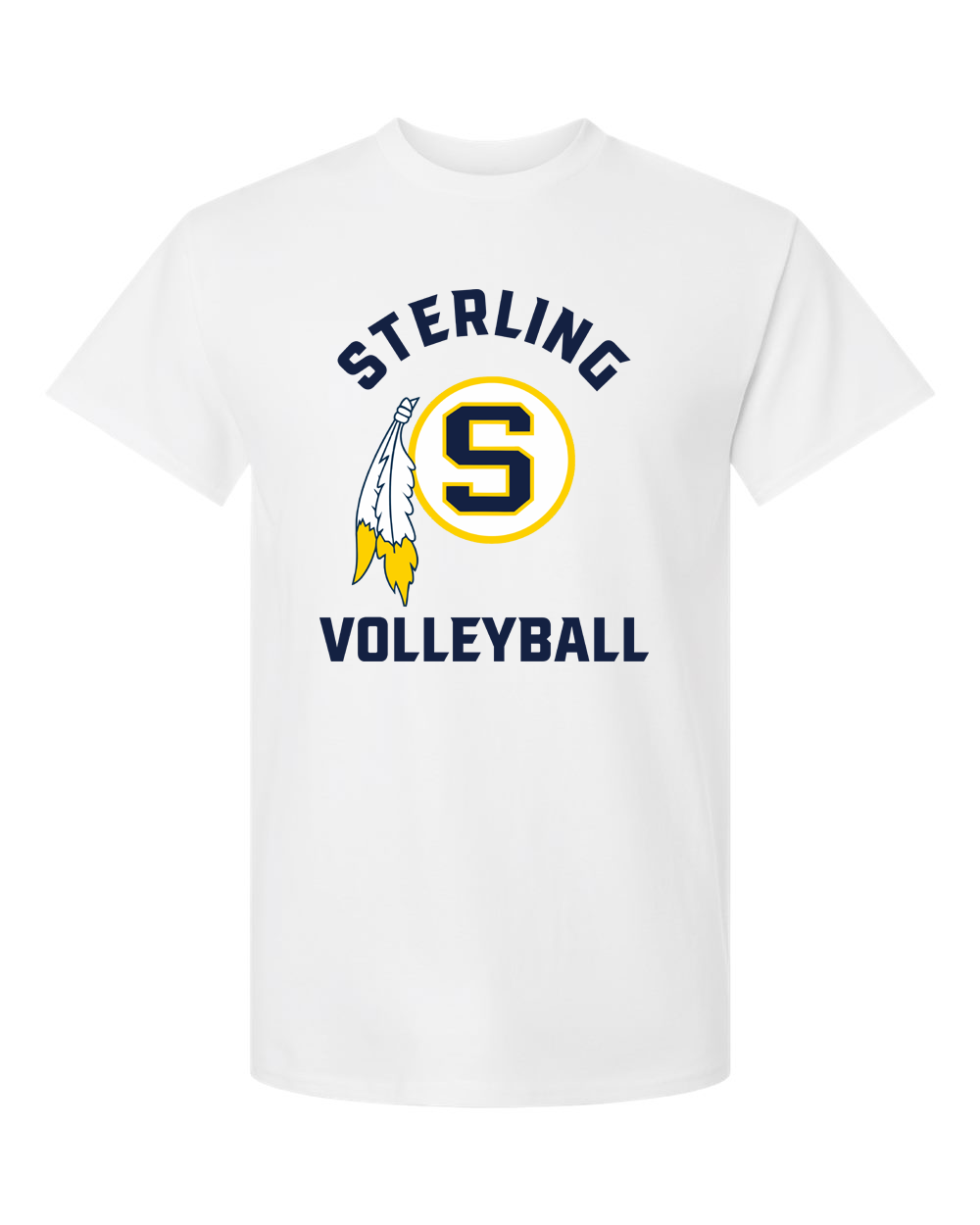 Sterling SFeather Volleyball T-Shirt | SHS Spirit Wear