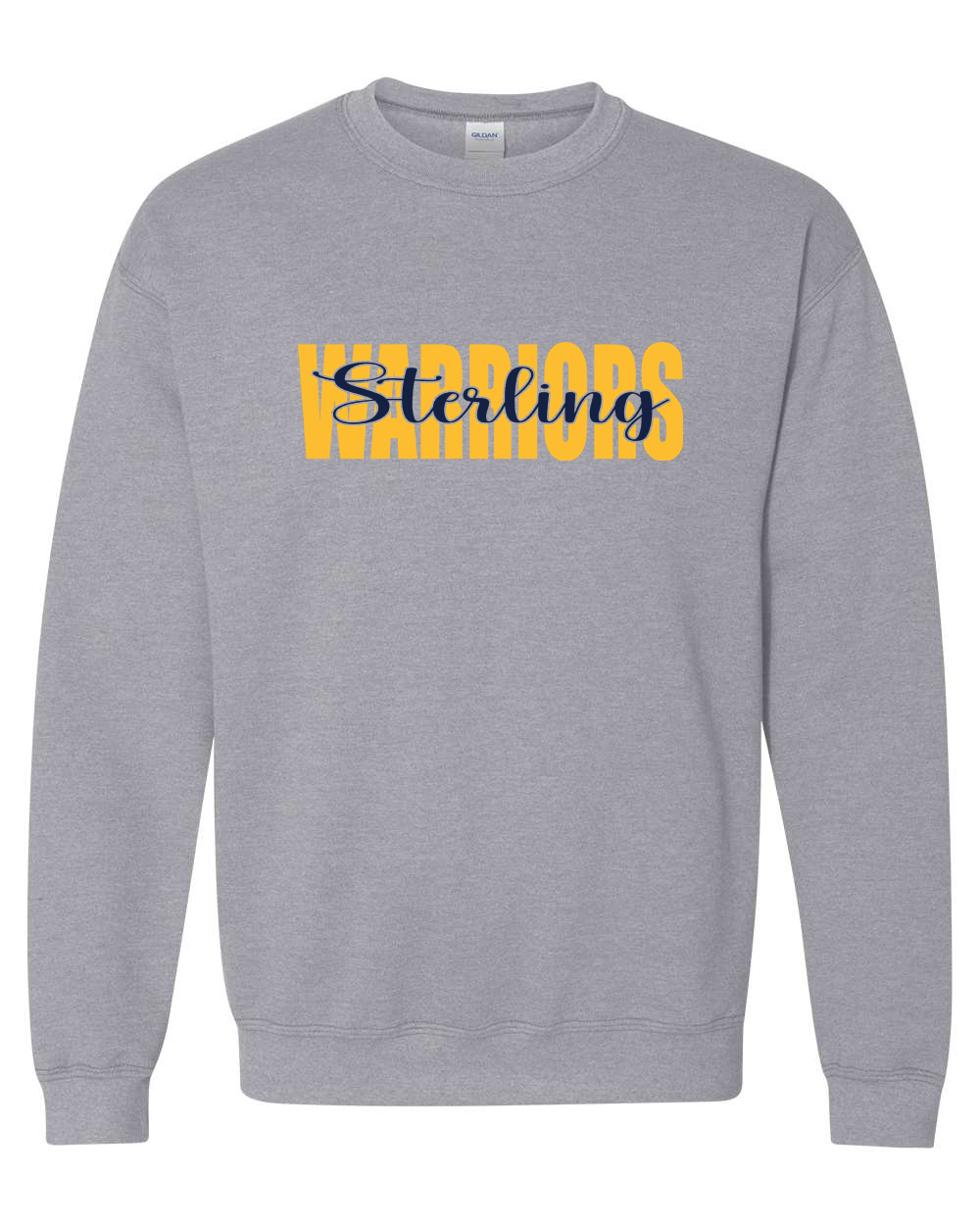Sterling Script Warriors Crewneck Sweatshirt | SHS Spirit Wear