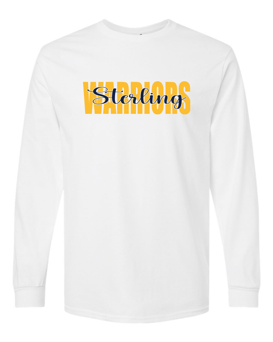 Sterling Script Warriors Long Sleeve Shirt | SHS Spirit Wear