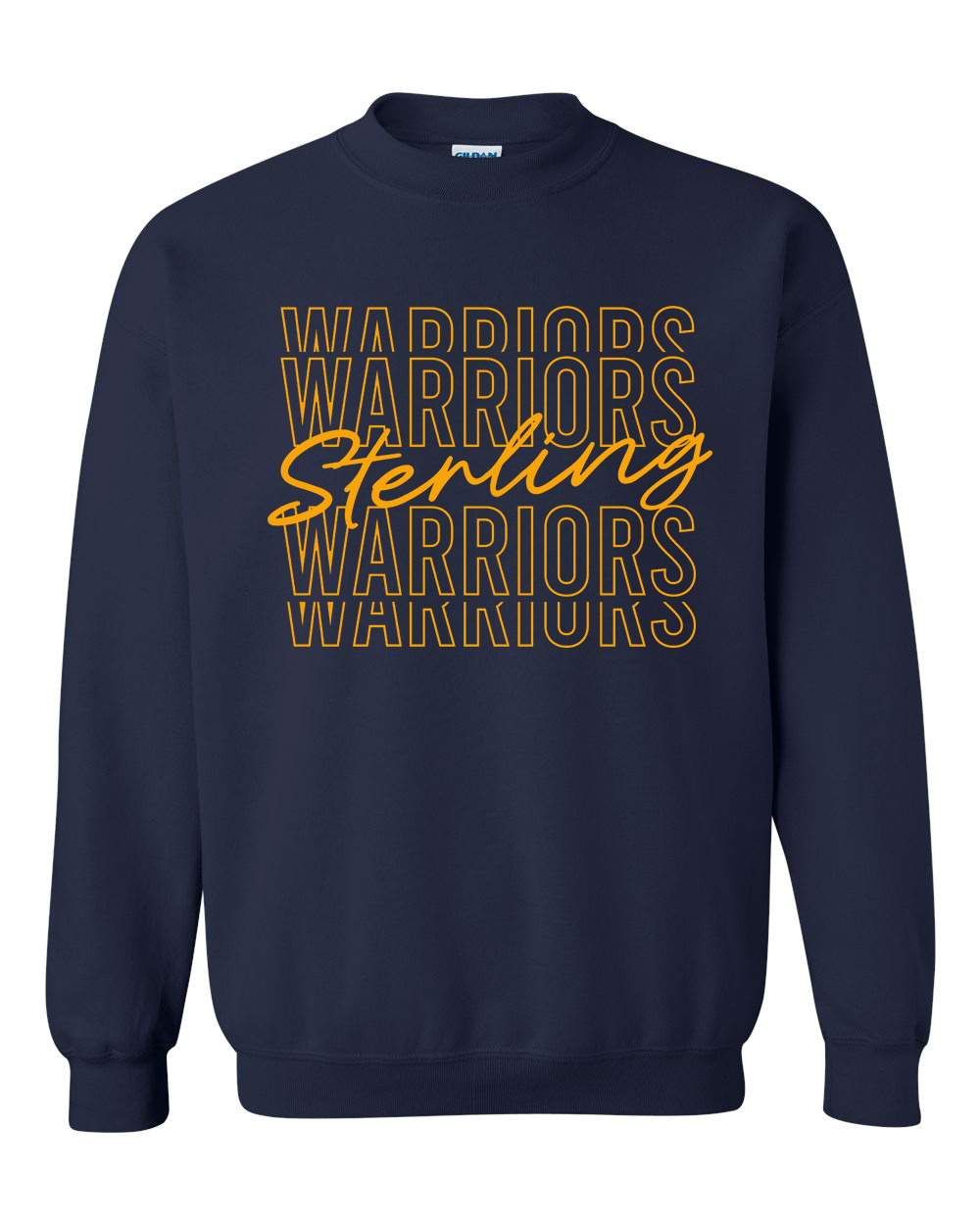 Sterling Warriors Repeat Crewneck Sweatshirt | SHS Spirit Wear