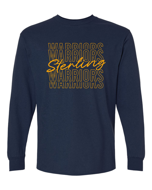 Sterling Warriors Repeat Long Sleeve Shirt | SHS Spirit Wear