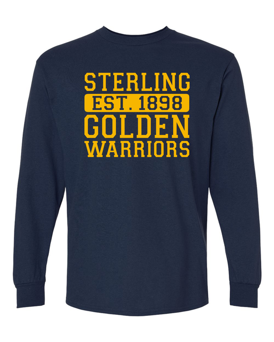 Vintage Golden Warriors Long Sleeve Shirt | SHS Spirit Wear