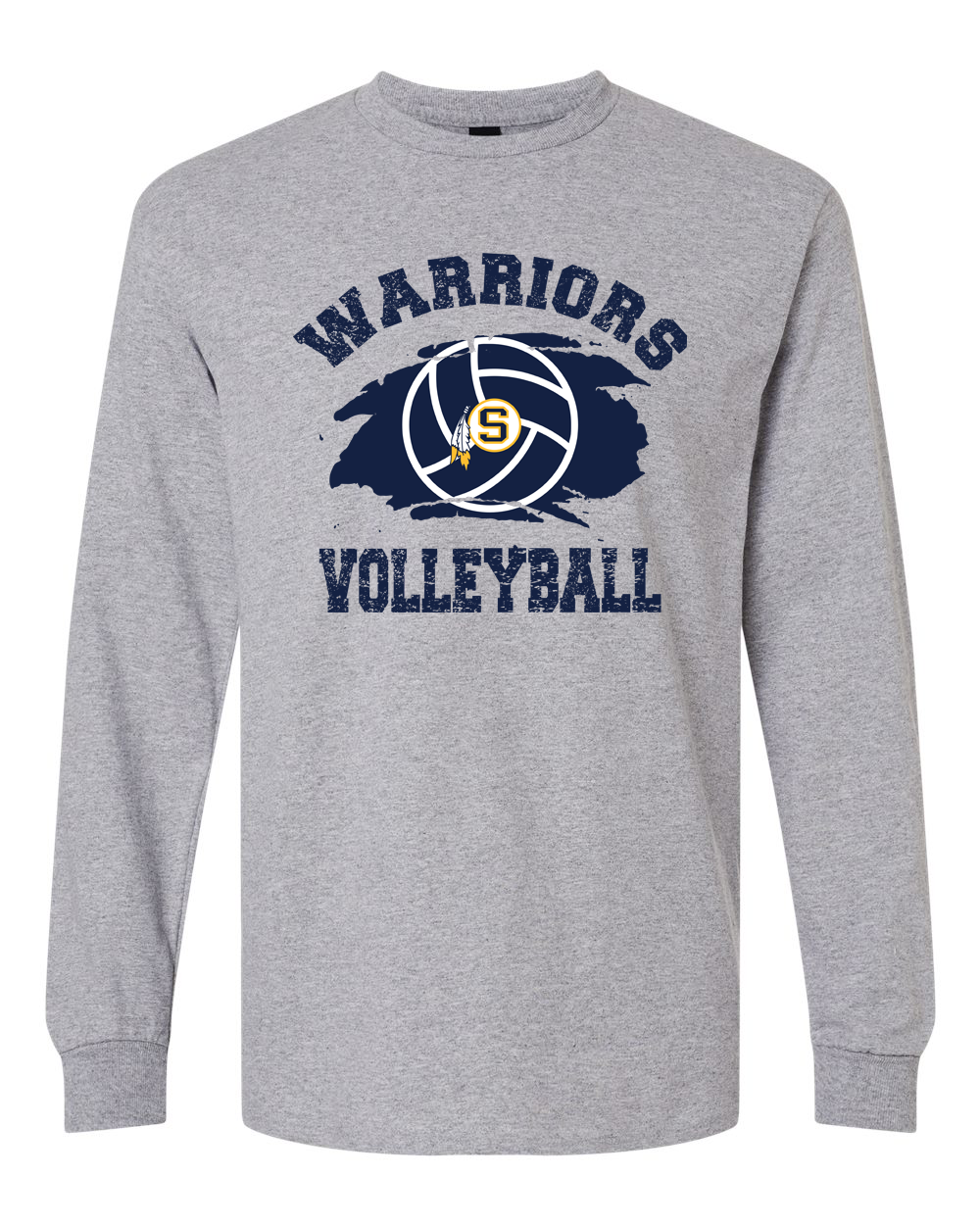 Volleyball Warriors Long Sleeve Shirt | SHS Spirit Wear