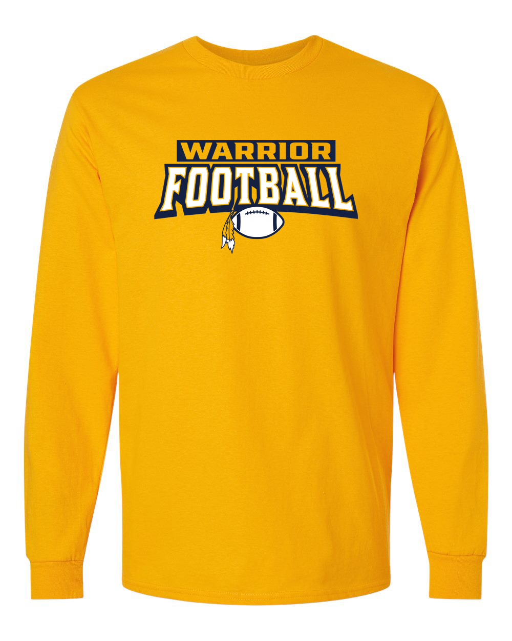 Warrior Football Feather Long Sleeve Shirt | SHS Spirit Wear